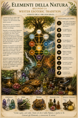 ELEMENTI DELLA NATURA SECONDO LA WESTERN ESOTERIC TRADITION
